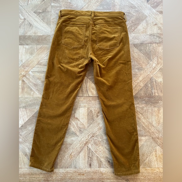 J Crew Vintage slim-straight corduroy pant in mustard - Picture 3 of 8